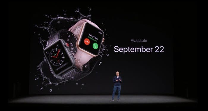 Disponibilidad Apple Watch Series 3