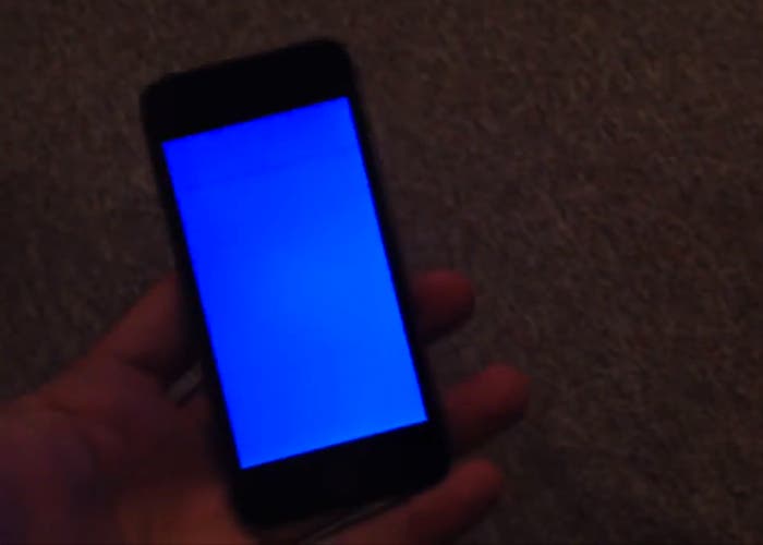 Pantallazo azul en iPhone 5s