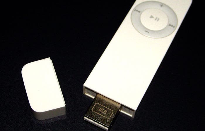Conexión del iPod shuffle