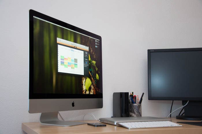 El escritorio del iMac
