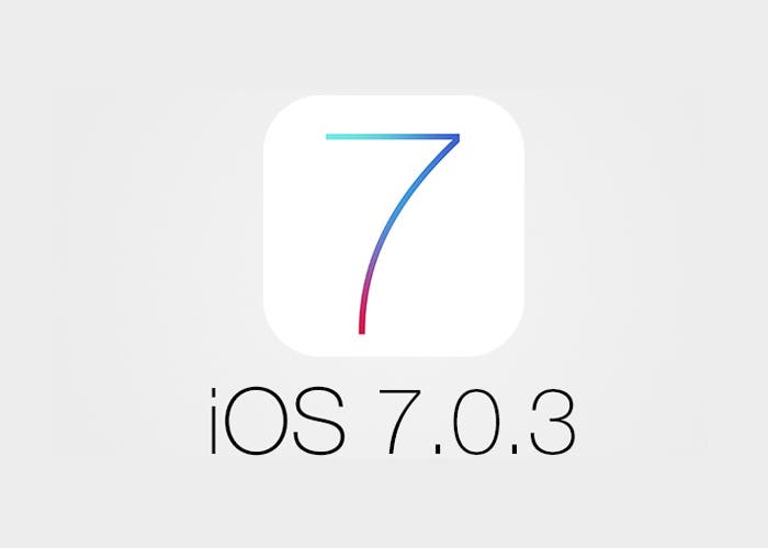 iOS 7.0.3 ya está disponible