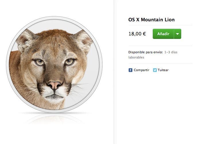 OS X Mountain Lion en la Apple Store