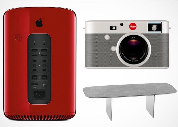 Mac Pro Product Red, cámara Leica y mesa de Jony Ive y Marc Newson