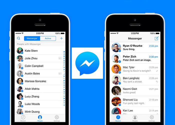 Facebook Messenger para iOS 7