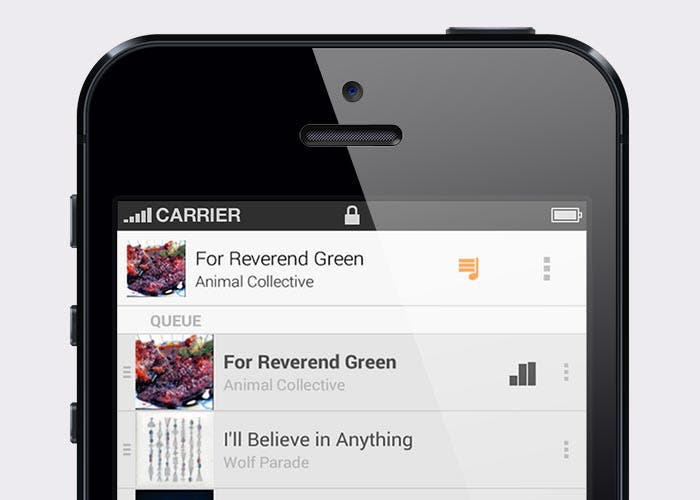 Aplicación de Google Music para iOS