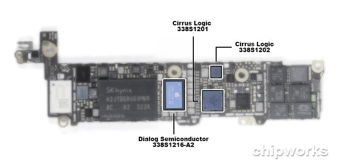 Chip de audio en el iPhone 5s