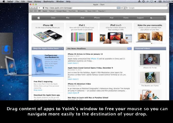 Yoink, la aplicación para gestionar mejor tu Finder